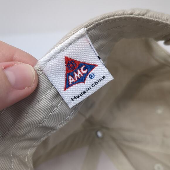 Yanke Boise Idaho Strapback Baseball Cap Beige One Size Adjustable 6 Panel AMC - Picture 9 of 9